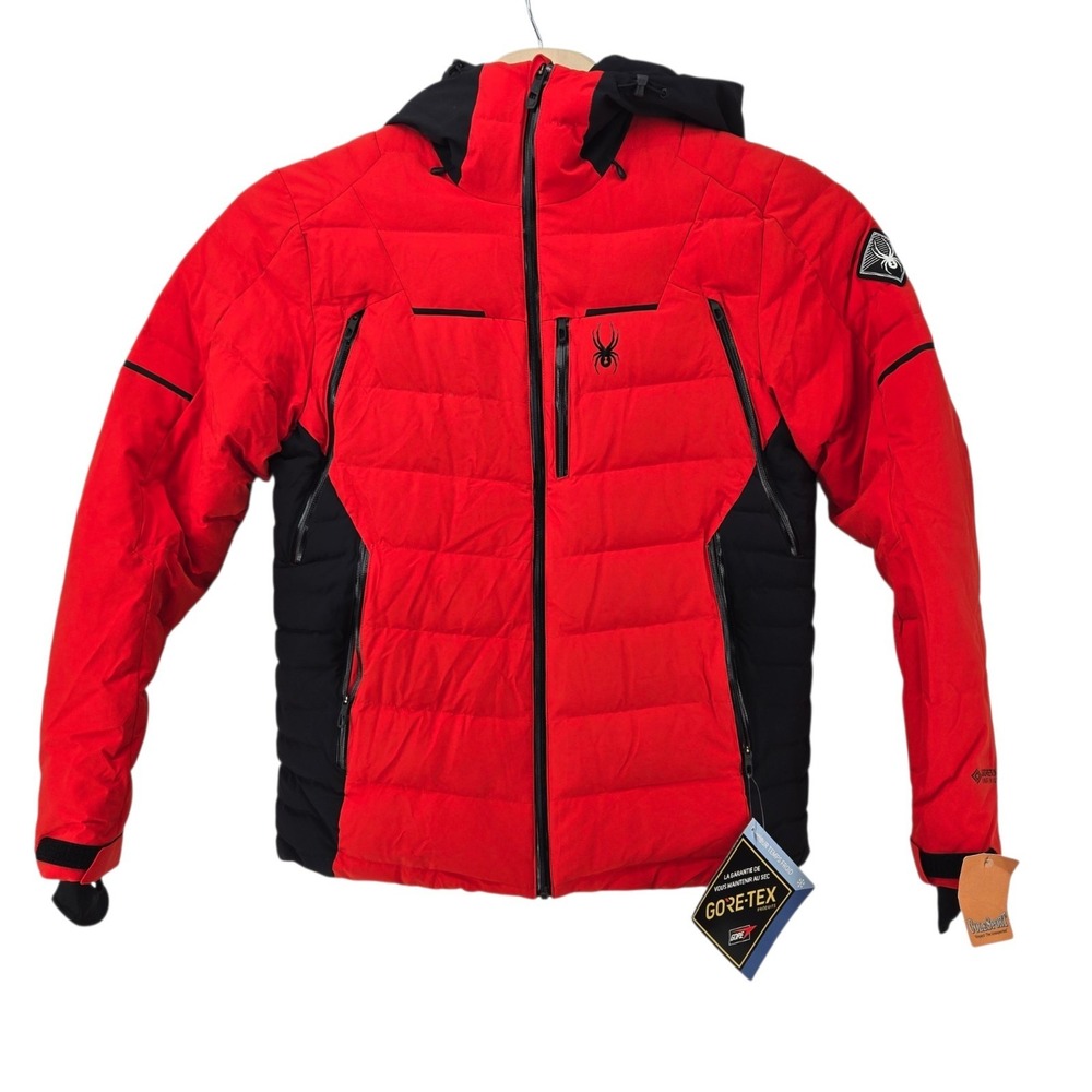 Spyder US Ski Team Impulse GTX Infinium Snow Jacket Men's Medium Goose Down Fill